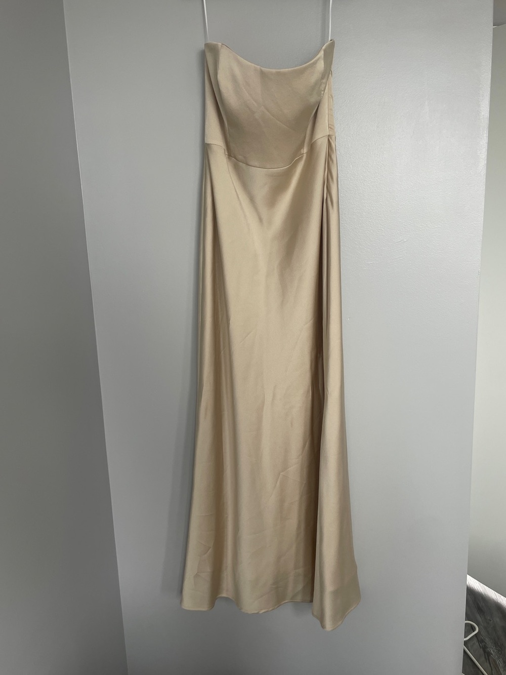 Park & Fifth - Brodie Dress Champagne Satin Size M